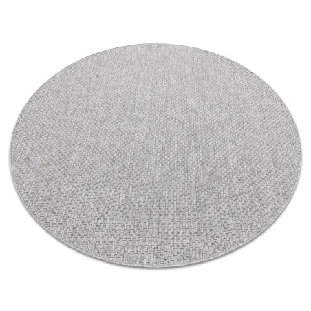 TIMO 6272 Round Grey Sisal Outdoor Rug