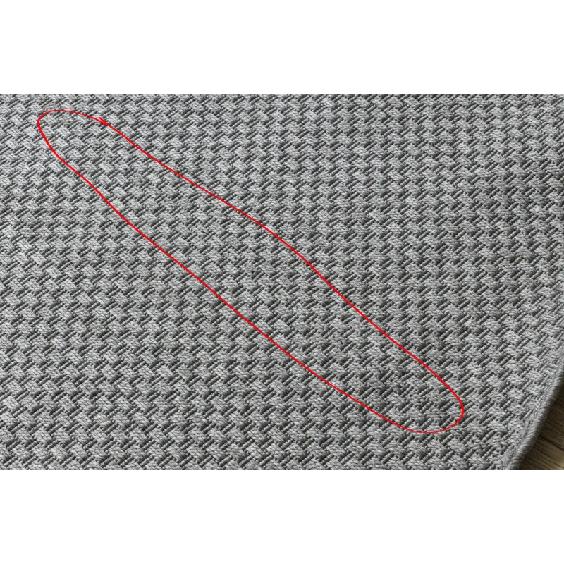 TIMO 6272 Round Grey Sisal Outdoor Rug