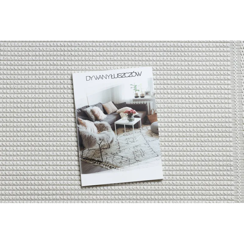 TIMO 5979 White Sisal Border Outdoor Runner