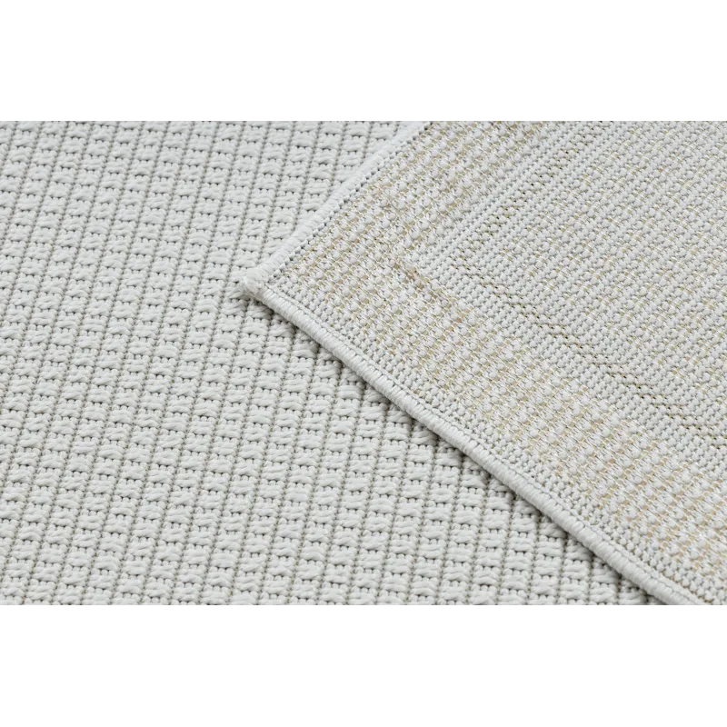TIMO 5979 White Sisal Border Outdoor Runner