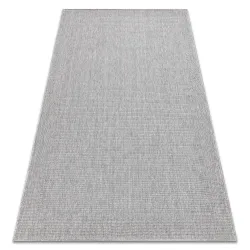 Rug TIMO 5979 CORD SISAL outdoor frame light gray - 2ND GRADE