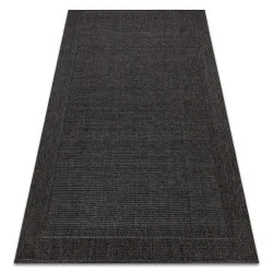 Rug TIMO 5000 ROPE SISAL outdoor black - 2ND GRADE