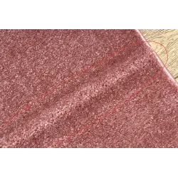 Solid pink rug, stylish addition for any room