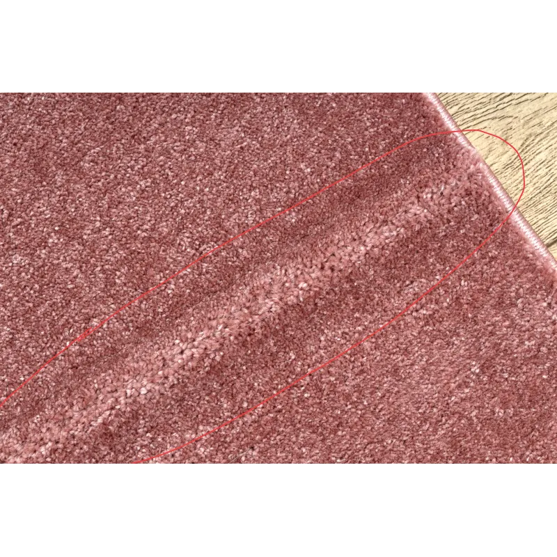 Solid pink rug, stylish addition for any room