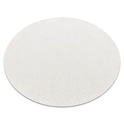 TIMO 6272 Round STRING SISAL outdoor white rug - 2ND GRADE