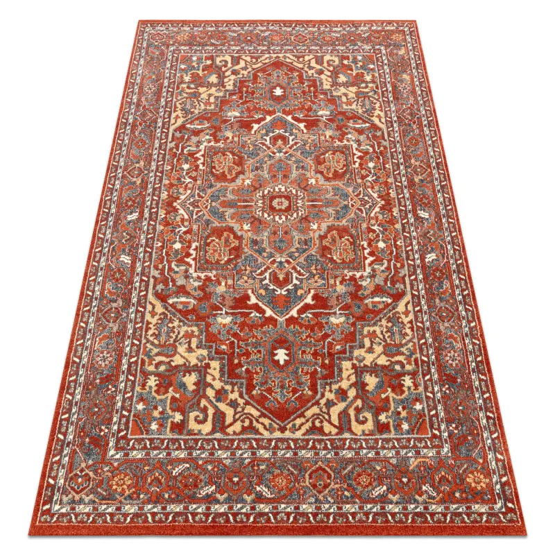 LEGEND 468 Wool Rug Red Ornament