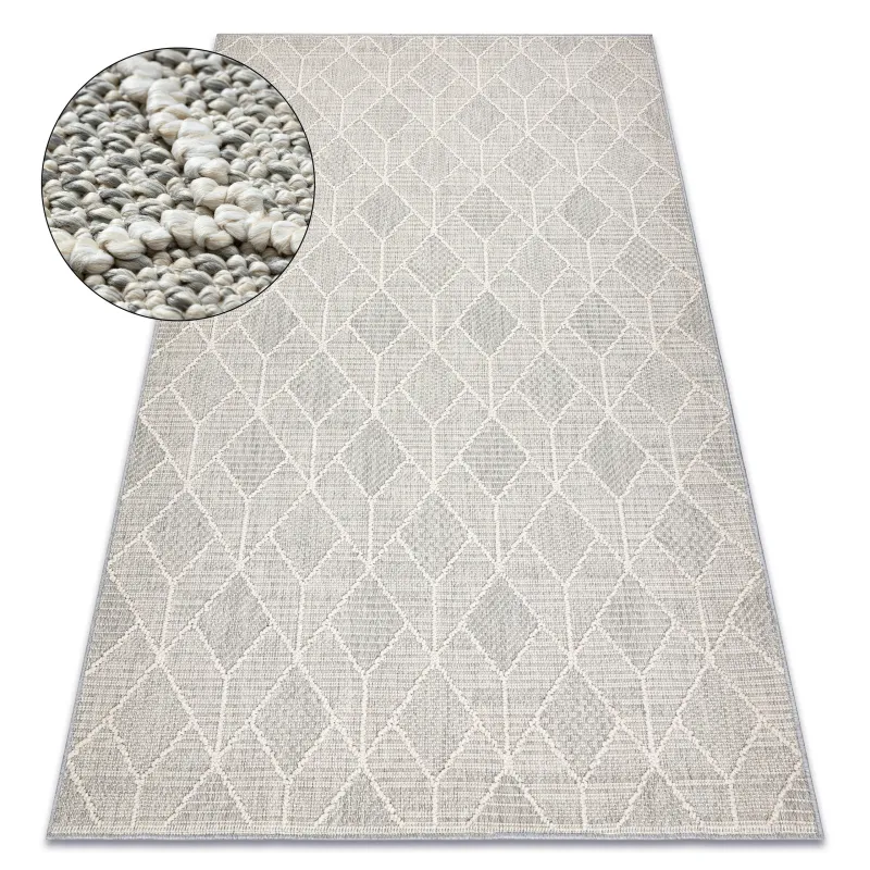 Jersey Geometric Loop Rug