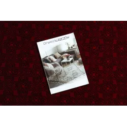 Rug with fringe in classic oriental style, durable material