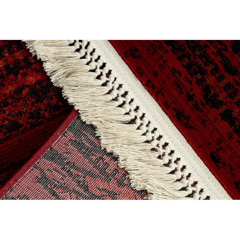 Rug with fringes, perfect for bedroom or kids' room