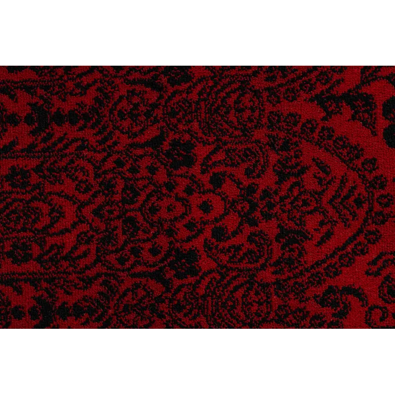 Oriental rug with fringes, soft texture, classic design