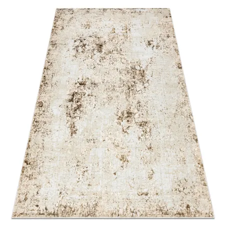 ALLURE 1959 Abstract Rug in cream and beige, stylish modern structured carpet