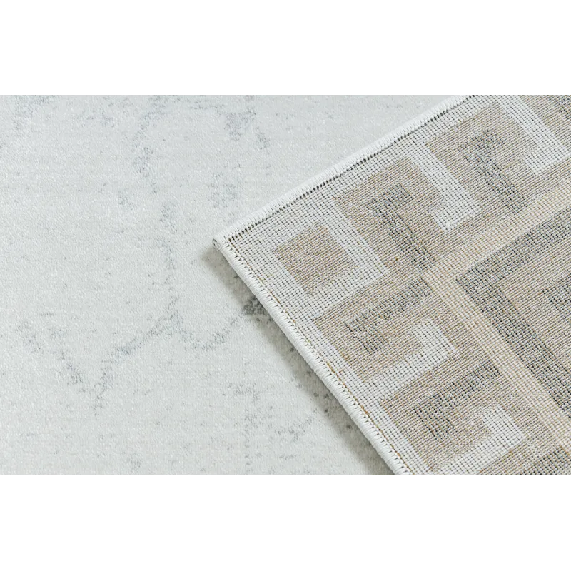 Structured rug with elegant design, great for living room or bedroom