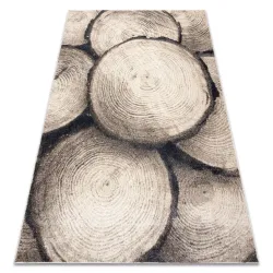 FUSION 9612 Cream Beige Modern Rug