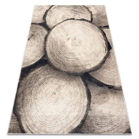 FUSION 9612 cream beige modern rug with a stylish abstract design