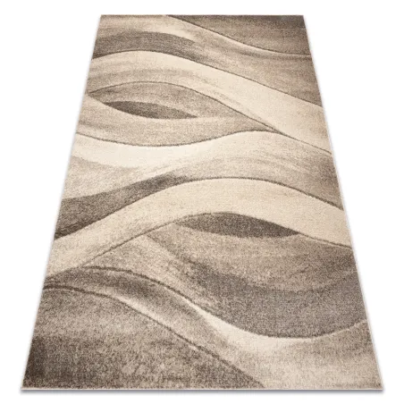 FUSION 1617 modern rug in beige and cream, abstract design