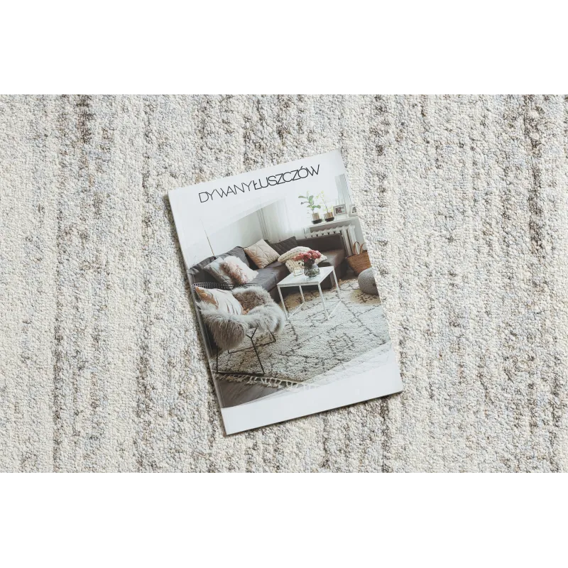 FUSION 7156 Cream Rug, stylish modern carpet in cream color