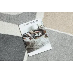 FUSION 0213 rug with a modern look, soft texture in white and yellow