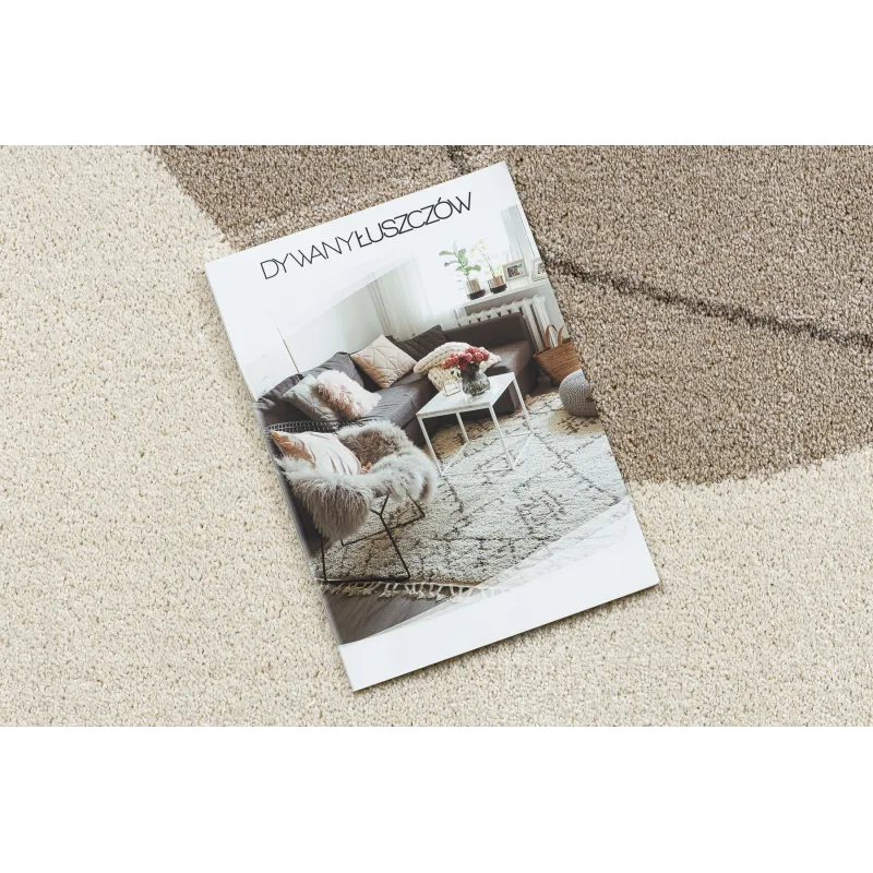 Modern FUSION 8299 rug in cream and beige hues, stylish addition