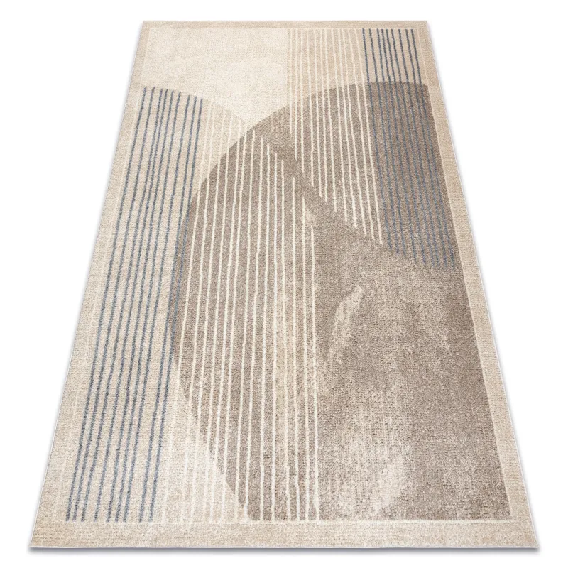 FUSION 0815 cream geometric rug, modern abstract design for stylish interiors