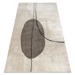 FUSION 0808 Cream Geometric Rug
