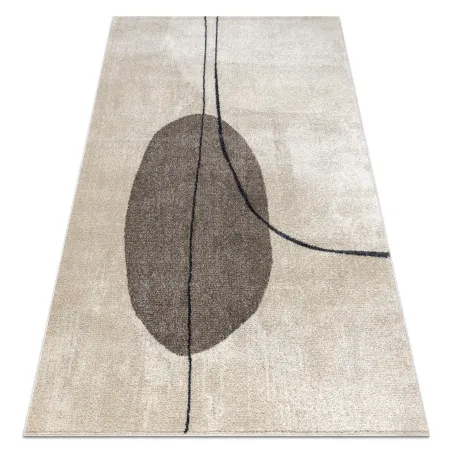 FUSION 0808 cream geometric rug, modern abstract design for contemporary spaces