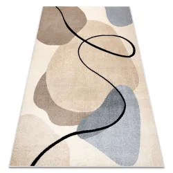 FUSION 9213 Cream Geometric Rug