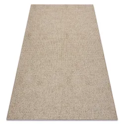 Sisal FLAT 49371265 Grid Rug - beige natural straw color, rope weave