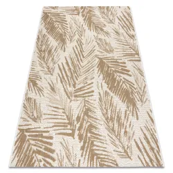 FLAT Sisal Rug 48977256 Palm Leaves - Natural Beige Straw Color, Rope