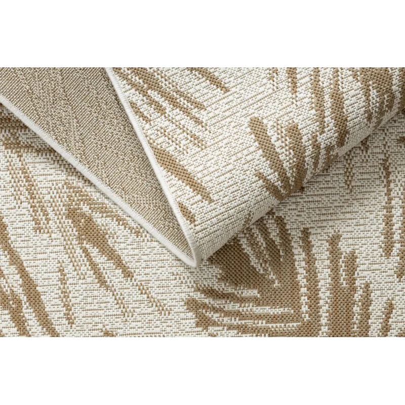 Palm Leaf Sisal Flat Rug Natural Beige