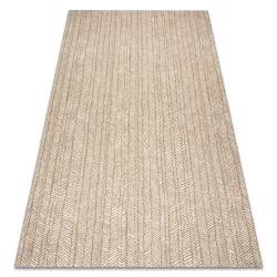 FLAT Sisal Rug 48964265 Herringbone - Natural Beige Straw Color, Rope