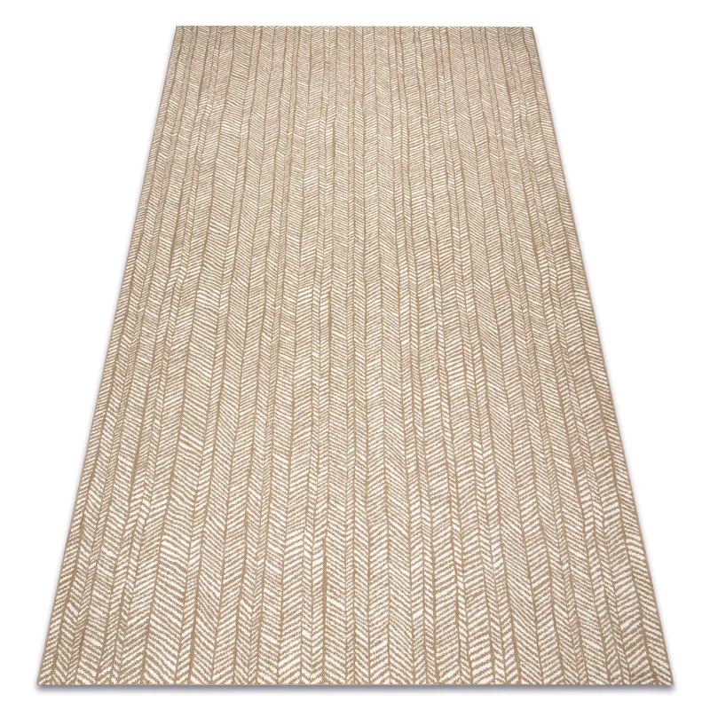 FLAT Herringbone Sisal Rug Beige