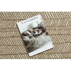 FLAT Herringbone Sisal Rug Beige