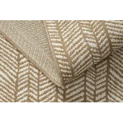 FLAT Herringbone Sisal Rug Beige