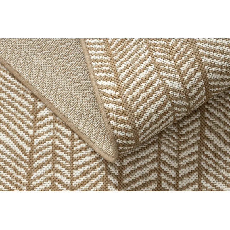 FLAT Herringbone Sisal Rug Beige