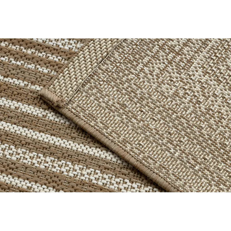 FLAT Geometric Sisal Rug Beige