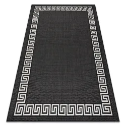SZNURKOWY SIZAL FLAT Rug 49373690 Greek Black / Cream
