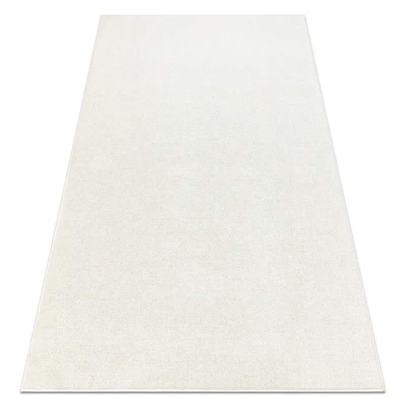 ETON PLUS Solid Cream Round Rug, smooth surface, modern design for any room