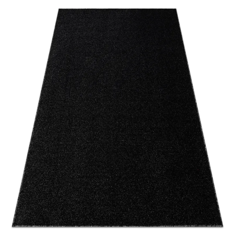 ETON PLUS Melange Anthracite Rug, modern carpet with silver accents