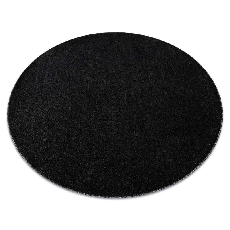 ETON PLUS round rug in melange anthracite and silver, modern design