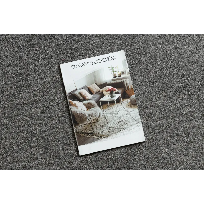 Round ETON PLUS rug in light gray, modern design