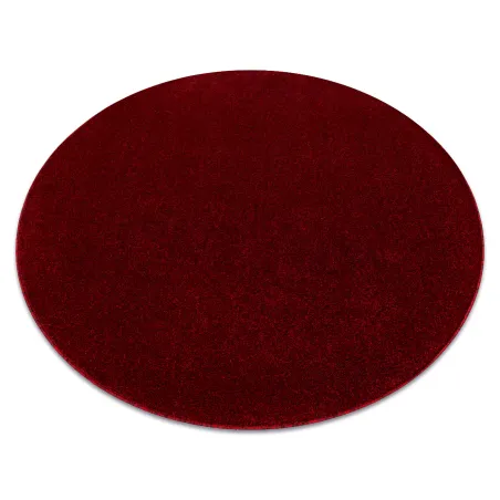 ETON PLUS round rug in red and black, modern carpet design