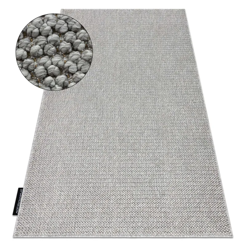 Soft CASABLANCA LOOP grey rug, perfect for modern interiors