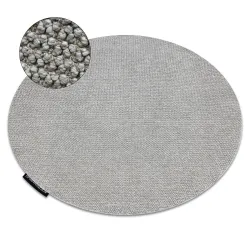 CASABLANCA LOOP Round Rug Light Grey