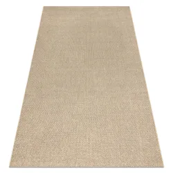 Rectangle Rug Beige Polypropylene