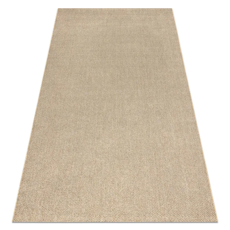 Beige rectangular rug made of polypropylene 60x100, modern design
