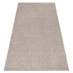 Brown Polypropylene Rug