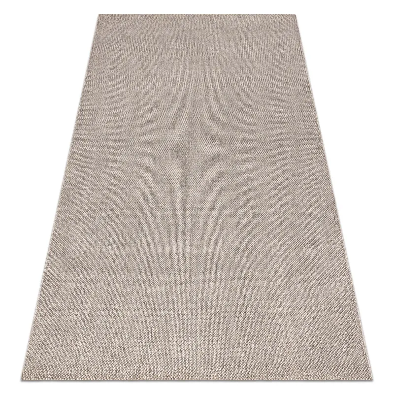 Brown polypropylene rug 80x150 cm, modern design, perfect for the living room