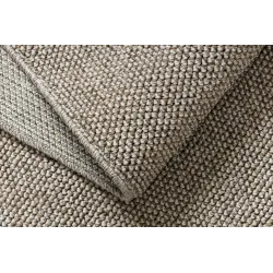 Versatile brown rug for living rooms, bedrooms, and more, enhancing your decor