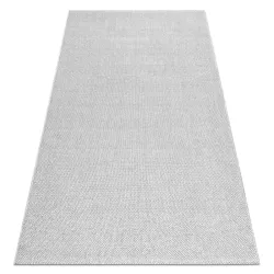 Silver Polypropylene Rug