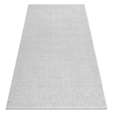 Silver polypropylene rug 80x150 cm, modern design for any room